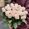 25 высоких розовых роз Помароса